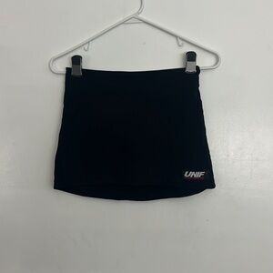 Unif O Ren black mini skirt